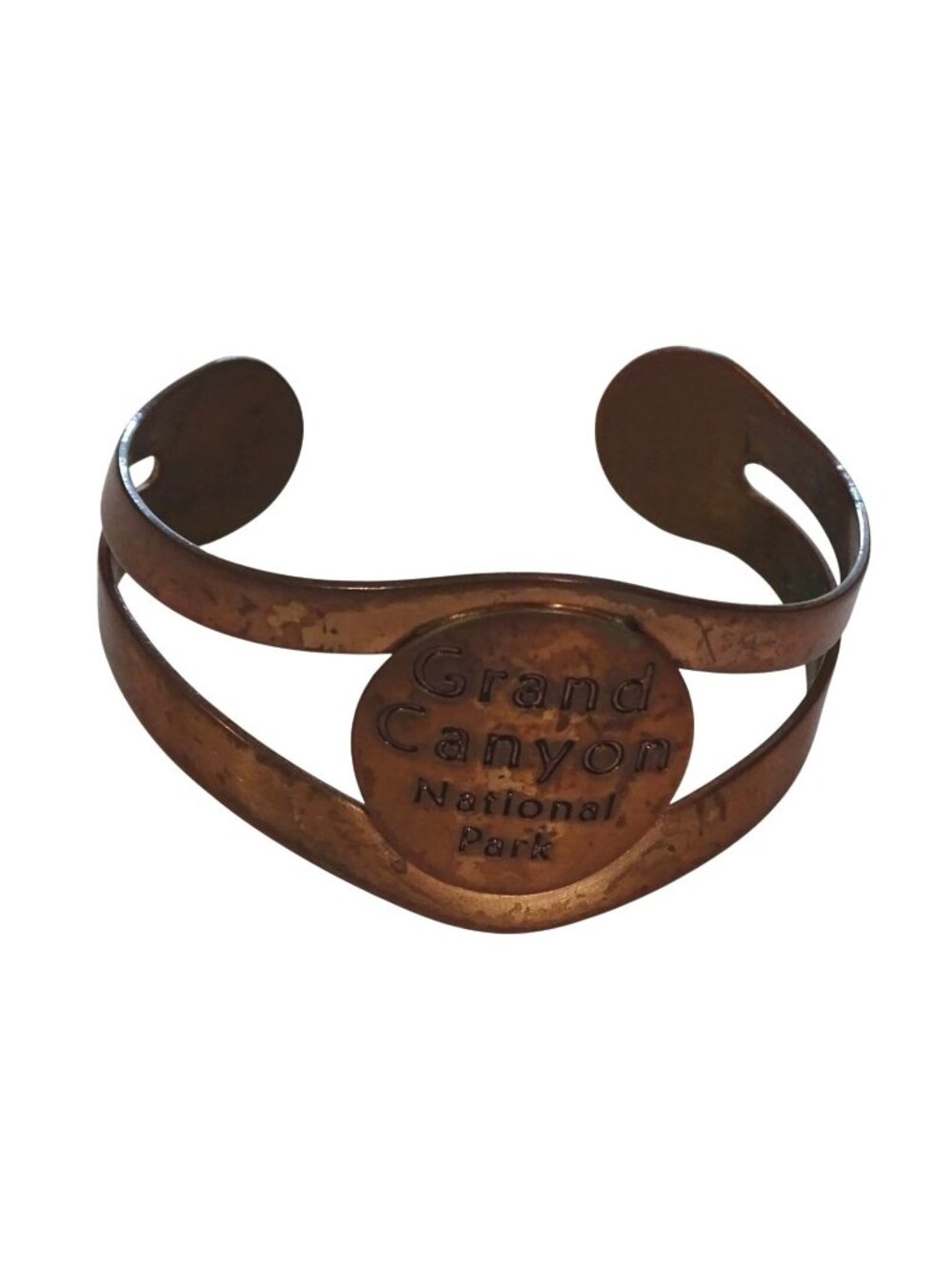 Grand Canyon National Park Copper Cuff Bracelet Western Rustic Souvenir Retro